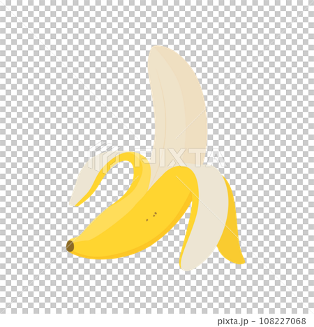 皮むきバナナのイラスト 108227068