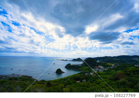 魚見塚展望台から見た太平洋 魚見塚展望台から見た太平洋 108227769