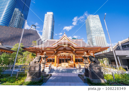 「東京都」西久保八幡神社の風景 「東京都」西久保八幡神社の風景 108228349