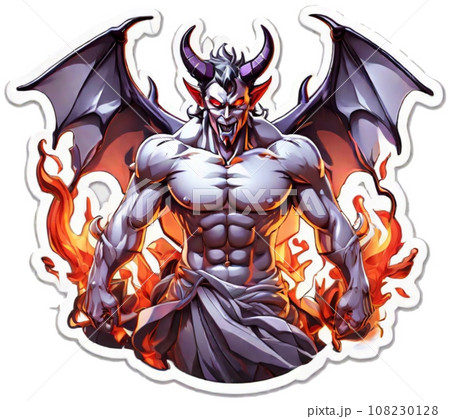 悪魔デビルのイラスト（AI画像）のイラスト素材 [108230128] - PIXTA