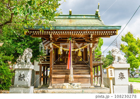 大阪府枚方市の百済王神社　浮島神社 108230278