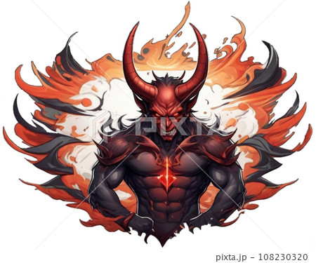 悪魔デビルのイラスト（AI画像）のイラスト素材 [108230320] - PIXTA