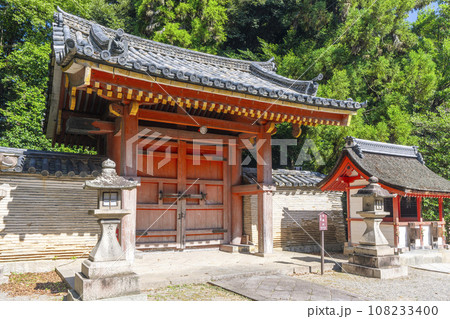 石清水八幡宮境内　北総門　築地塀 108233400