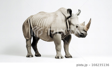 白背景のサイ 白背景のサイ 108235136