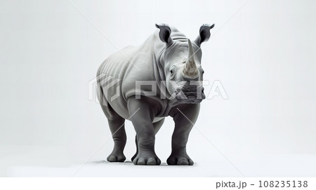 白背景のサイ 白背景のサイ 108235138