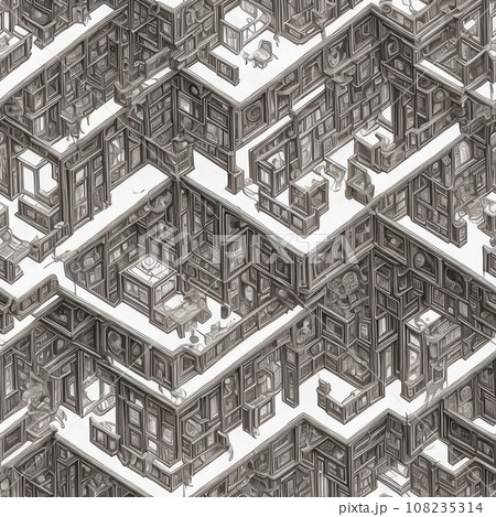 無限タイル/エッシャーの部屋 12 無限タイル/エッシャーの部屋 12 108235314