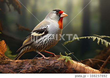 Image of zebra finch bird in the forest. Wildlife Animals. Image of zebra finch bird in the forest. Wildlife Animals. 108237892