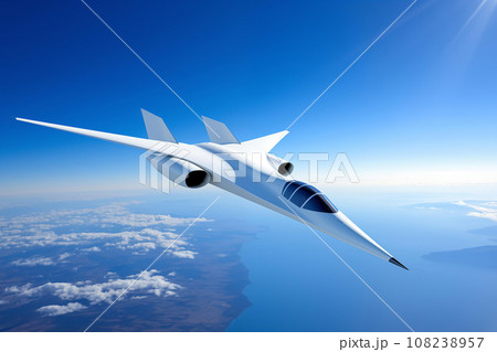Soaring Supersonic Jet 108238957