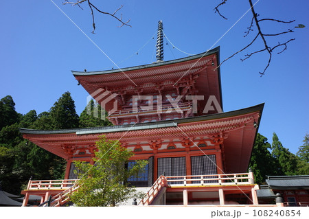 比叡山延暦寺の東塔にある法華総持院東塔 108240854