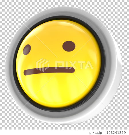 smiley face on the button 108241229