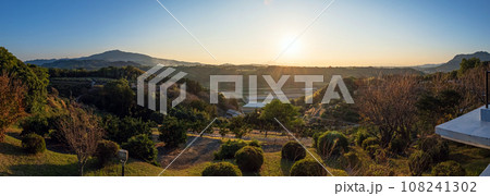 熊本 夕暮れの田原坂公園 熊本 夕暮れの田原坂公園 108241302