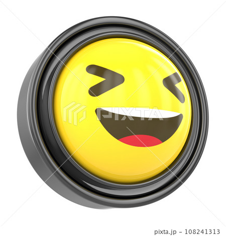 smiley face on the button 108241313