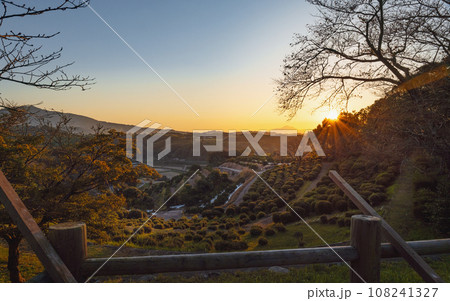 熊本 夕暮れの田原坂公園 熊本 夕暮れの田原坂公園 108241327