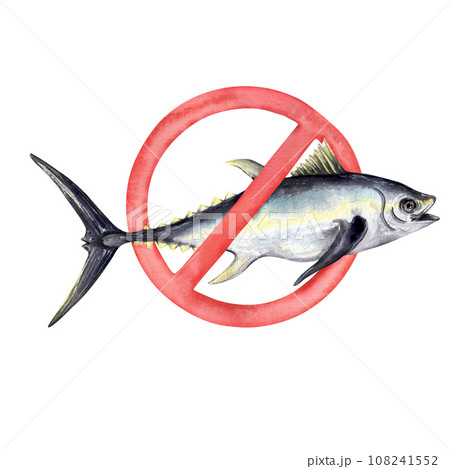 No fishing tuna icon No fishing tuna icon 108241552