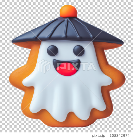cute Halloween ghost gingerbread. cute Halloween ghost gingerbread. 108242974