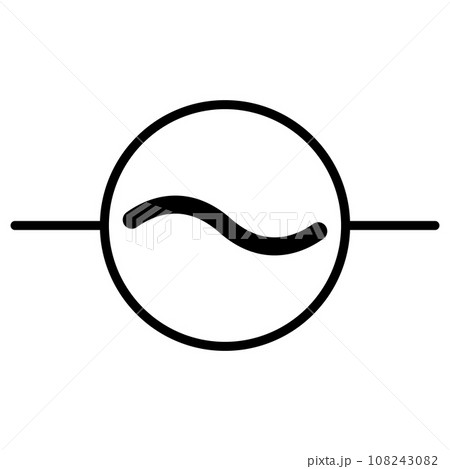 Generator icon alternating current source, alternative power source of electricity Generator icon alternating current source, alternative power source of electricity 108243082