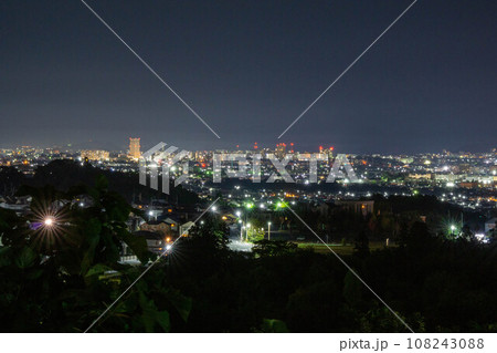 みはらしの丘展望台からの夜景 みはらしの丘展望台からの夜景 108243088