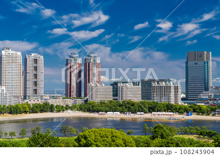 《東京都》お台場の都市風景・東京ベイエリア 108243904
