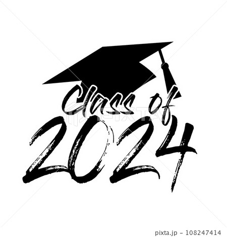 Class Of 2024 Design Vector 108247414