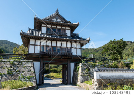 長崎県対馬 金石城 櫓門 長崎県対馬 金石城 櫓門 108248492