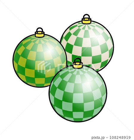 クリスマスボールのイラスト 108248919