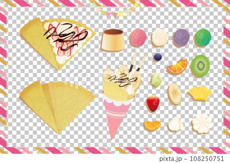 クレープセット 108250751