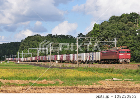 北陸本線　細呂木ー芦原温泉　JR貨物　EF81-76（富山） 108250855