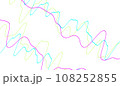 3D abstract digital technology blue light particles wave 108252855