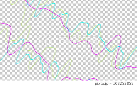 3D abstract digital technology blue light particles wave 3D abstract digital technology blue light particles wave 108252855