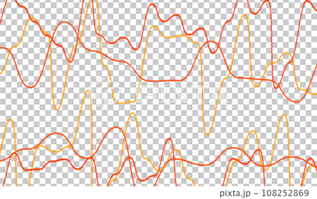 3D abstract digital technology pink light particles line 108252869