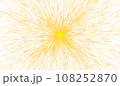 3D abstract digital technology yellow light particles wave 108252870