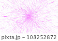 3D abstract digital technology pink light particles wave 108252872