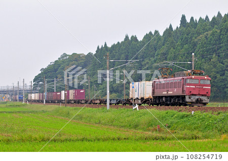 北陸本線 大聖寺ー牛ノ谷 JR貨物 EF81-406(富山) 北陸本線 大聖寺ー牛ノ谷 JR貨物 EF81-406(富山) 108254719
