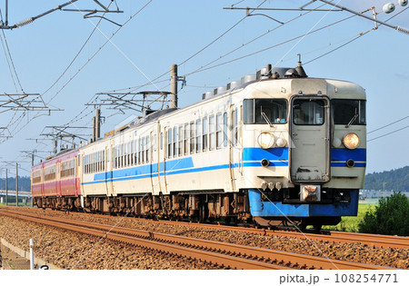 北陸本線　芦原温泉ー丸岡　JR西日本　475系　A20+A16編成（金沢） 108254771