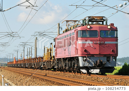 北陸本線　芦原温泉ー丸岡　JR西日本　EF81-45（敦賀）＋ロングレール　チキ　ロンチキ 108254773