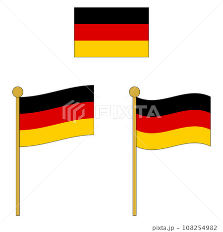 ドイツの国旗セット ドイツの国旗セット 108254982