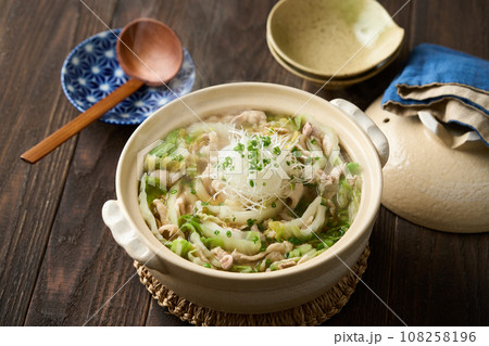 豚バラと白菜の重ね鍋 豚バラと白菜の重ね鍋 108258196