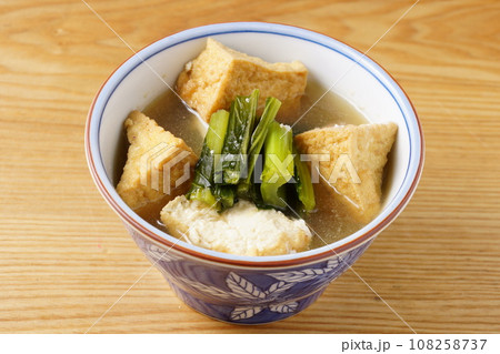小松菜と厚揚げ煮物 小松菜と厚揚げ煮物 108258737
