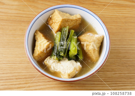 小松菜と厚揚げ煮物 108258738