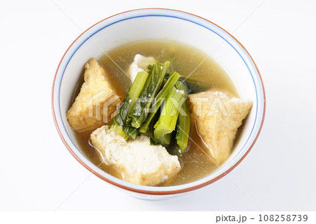 小松菜と厚揚げ煮物 108258739
