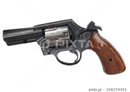 Revolver isolated on white Revolver isolated on white 108259381