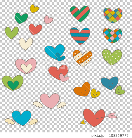 Heart variety setting Heart variety setting 108259775