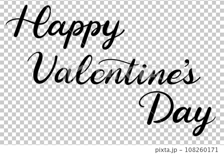 Valentine's day handwriting Valentine's day handwriting 108260171