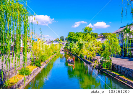 倉敷美観地区と観光川舟 108261209