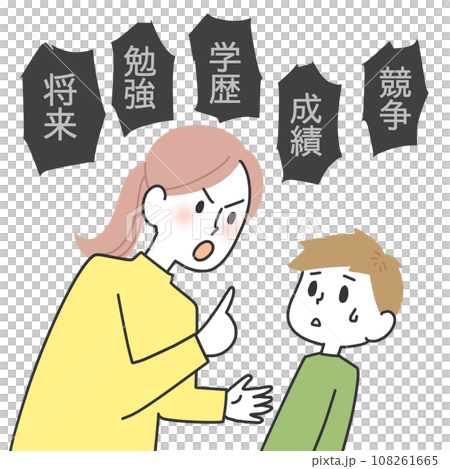 mother putting pressure on mother putting pressure on 108261665