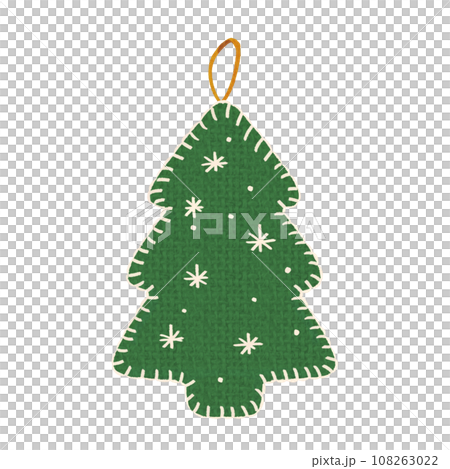 Felt style Christmas decoration (Christmas tree) Felt style Christmas decoration (Christmas tree) 108263022