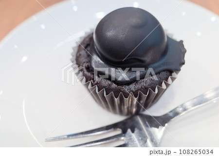 真っ黒なチョコレートケーキ 108265034