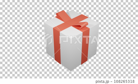 Red ribbon and present Transparent background Transparent Red ribbon and present Transparent background Transparent 108265318