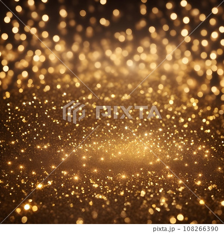 golden christmas glitter background golden christmas glitter background 108266390