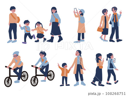 観光する人々 観光する人々 108268751